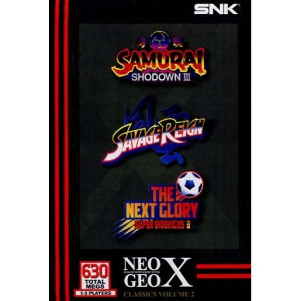 NEOGEO X Classics Vol. 2 侍魂 斬紅郎無雙劍 + 得點王3 +風雲默示錄