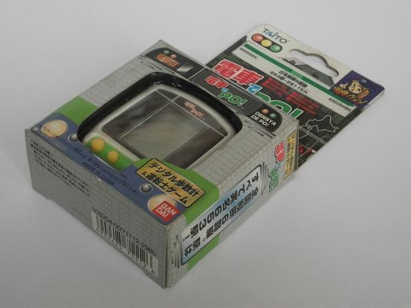 タイトー/バンダイ★電車でPO!【緑】デジタル歩数計/運転士ゲーム